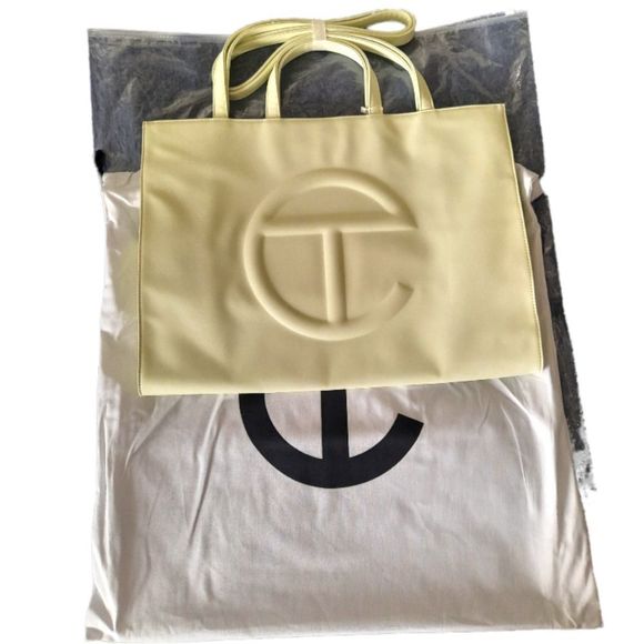 *NWT* TELFAR Large Vegan Celeb "Bushwick Birkin" New Color Glue SOLD OUT RETAIL - Picture 6 of 10